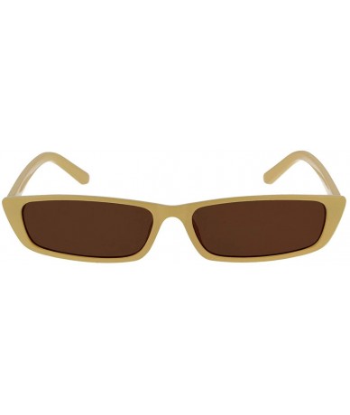 Sport 8509 Rectangular Fashion Sunglasses - UV Protection - Caramel - C218O7M4E94 $42.44