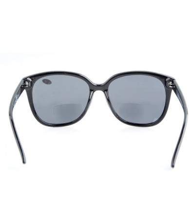 Oversized Oversize Bifocal Sunglassess Black +1.0 - Black - CQ12GPC57HT $18.75