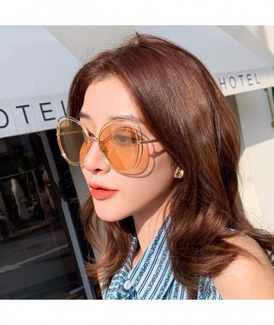 Aviator Women's Polarizing Sunglasses Metal Retro Sunglasses - C - C118QQG0HHC $73.21