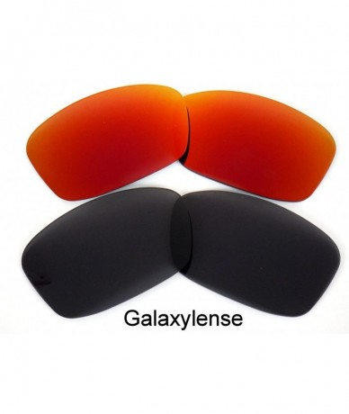 Oversized Replacement Lenses Hijinx Black&Red Color Polorized-2 Pairs FREE S&H. - Black&red - C0127YN2F73 $26.22