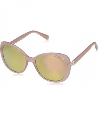 Cat Eye Women's Pld4063/S/X Cat-Eye Sunglasses - Pink - CA18CK2TN35 $63.01