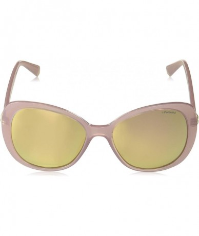 Cat Eye Women's Pld4063/S/X Cat-Eye Sunglasses - Pink - CA18CK2TN35 $63.01