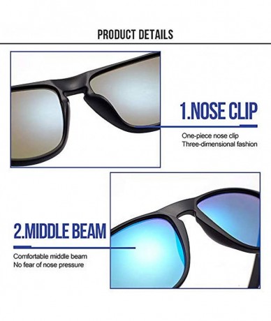 Square Sunglasses Recreation Semi rimless Protection - 03-c1_polarized - C718N90U363 $18.43