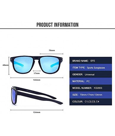 Square Sunglasses Recreation Semi rimless Protection - 03-c1_polarized - C718N90U363 $18.43