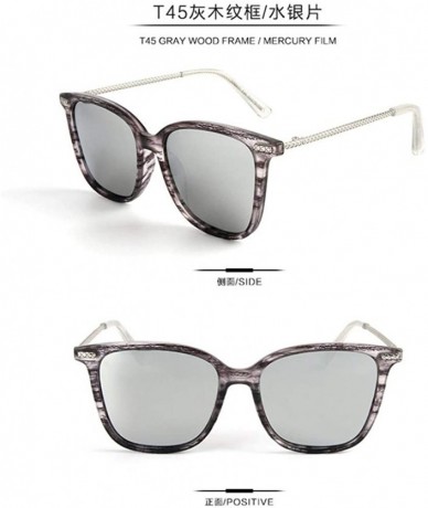 Sport New Fashion Colorful Coated Sunglasses Square Pc Box Ladies Polarized Sunglasses - CO18TDYUNHE $39.60