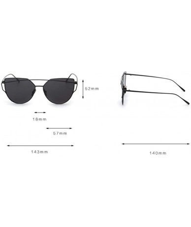 Sport Fashion Sunglasses Coating Mirror Glasses - Black - CJ18UL3W75M $17.56