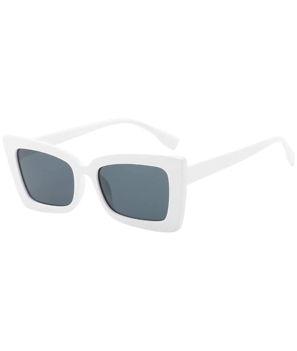 Square Classic Sunglasses Eyewear Glasses - F - CO18TCT0YX4 $16.05