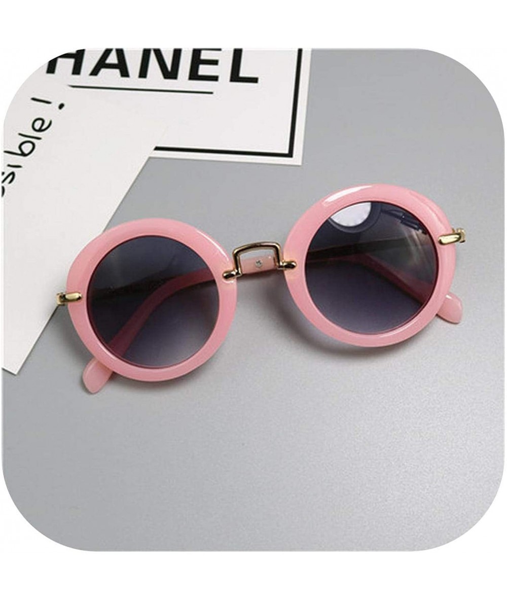 Oversized 2019 New Pattern Baby Girls Sunglasses Brand Designer UV400 Protection Boys Metal Rimmed Cool Goggles - Xxx10-5 - C...