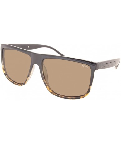 Oversized Caramel Tortoise Polarized Sunglasses - CP18GQW3ZXD $52.61