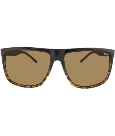 Oversized Caramel Tortoise Polarized Sunglasses - CP18GQW3ZXD $52.61