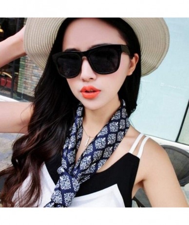 Oversized Oversized Sunglasses Coating Classic Glasses - Silver - CE197TX9U52 $43.43