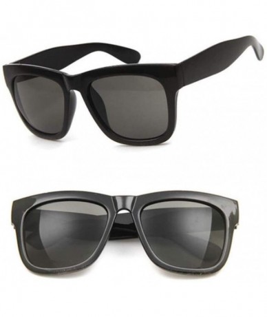 Oversized Oversized Sunglasses Coating Classic Glasses - Silver - CE197TX9U52 $43.43