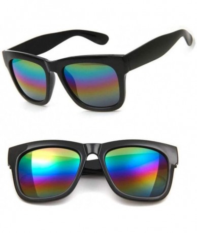 Oversized Oversized Sunglasses Coating Classic Glasses - Silver - CE197TX9U52 $43.43