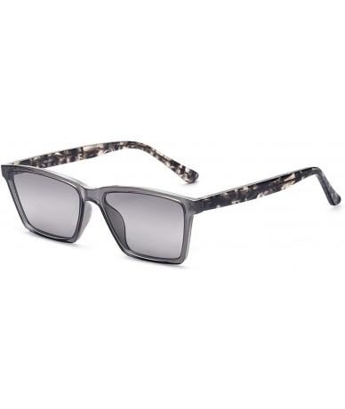 Square NEW STADNING 6027 square cat eye women's Sunglasses for women - White Tortoise - C91999OY3LZ $33.16