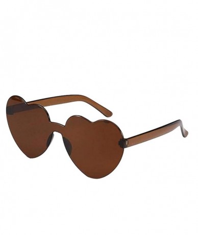 Round Sunglasses Clearance Sales Shaped Sunglass - Coffee - CS199Y46G0M $15.69