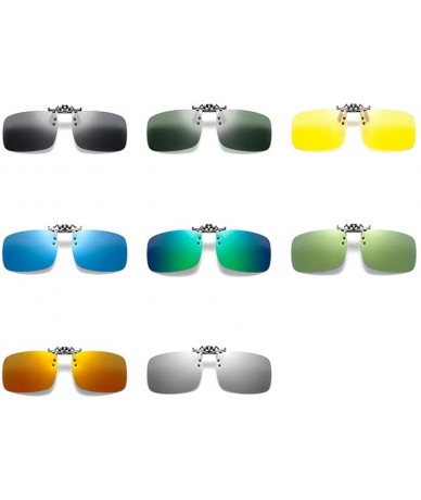 Rimless Sunglasses Rectangle Anti Glare Protection - CA18AZTQKUA $47.07