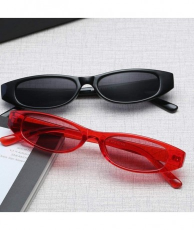 Cat Eye Sexy White Red Small Cat Eye Sunglasses Women Vintage Black Sun Glasses Red - Leopardbrown - CK18Y2O8HZ5 $18.11