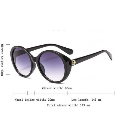 Round Retro Sunglasses Tricolor Round Frame Men and Women Sunglasses Sunglasses - 2 - CS190EXAISL $59.10