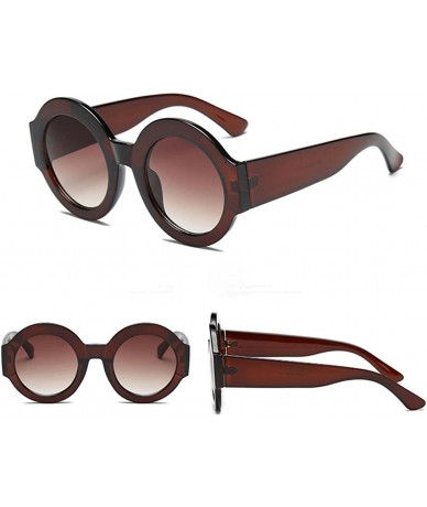 Rimless Hot Sale! Womens Man Big Frame Round Shape Rapper Vintage Retro Sunglasses - CD18DRX7SXK $19.59