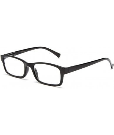 Oversized Newbee Fashion Squared Reading Glasses - 3 Pack Black- Tortoise & Brown - CO187GKAN3H $23.78