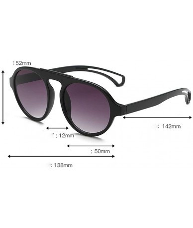 Aviator Unisex Retro Style Aviator Style Sunglasses Vintage Classic Pilot Goggle Glasses - F - CU196SKLEL8 $18.17