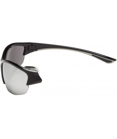 Sport Sports Bifocal Sunglasses Half-Frame UV 400 Protection Reading Sunglasses - Silver-mirror - CA18NEH68W7 $17.75