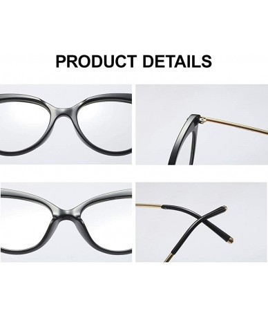 Cat Eye Optical Glasses Eyewear Women - Ladies Cat eyes Fashion Accessories - Black - CM18SER3065 $17.51