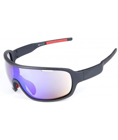 Goggle Bike riding glasses Outdoor Sports Sunglasses Polarized sunglasses goggles cycling sunglasses with 5 lens - Black - CU...