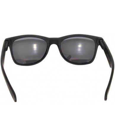 Wayfarer Retro Vintage Smoke Lens Sunglasses Black Matte Frame - CB11VCUA305 $18.19