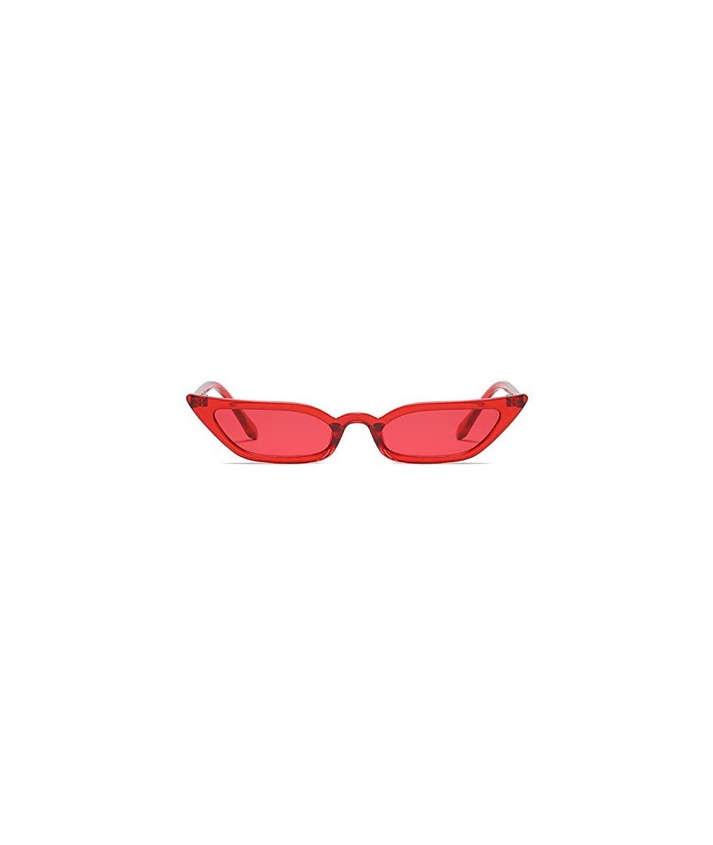 Cat Eye Women Vintage Red Sunglasses Brand Designer Retro Points Sun Glasses Superstar Female Lady Eyeglass Cat Eye-red - CS1...