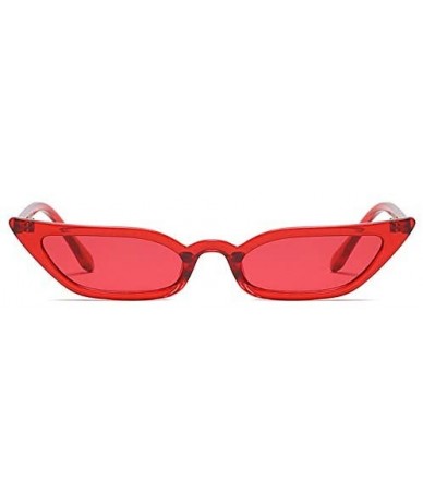 Cat Eye Women Vintage Red Sunglasses Brand Designer Retro Points Sun Glasses Superstar Female Lady Eyeglass Cat Eye-red - CS1...