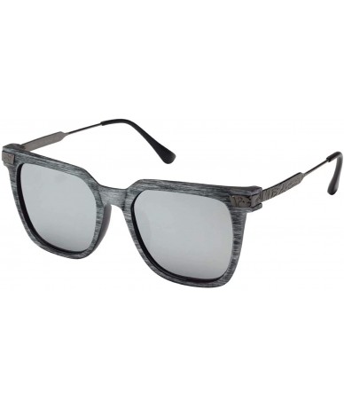 Wayfarer Imitation Polarized Protection Sunglasses - Silver - CB18RXS04H5 $39.16