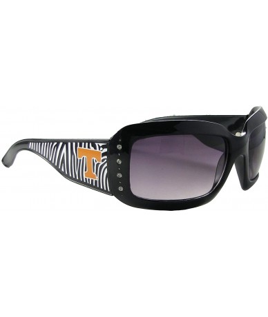 Sport Tennessee Volunteers UT Black Zebra Print Clear Crystals Sunglasses S4ZB - C911BZJVEBB $27.89