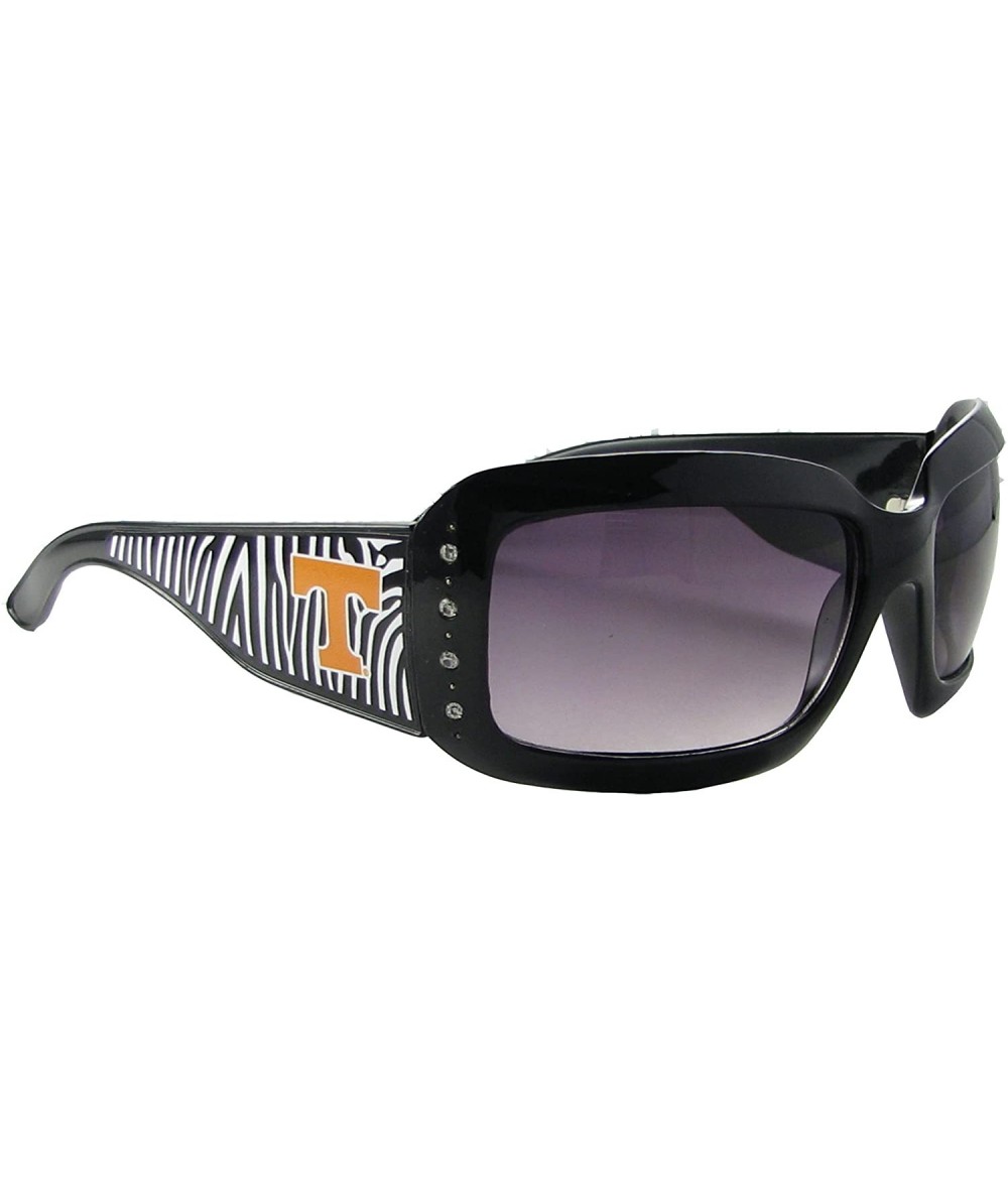 Sport Tennessee Volunteers UT Black Zebra Print Clear Crystals Sunglasses S4ZB - C911BZJVEBB $27.89