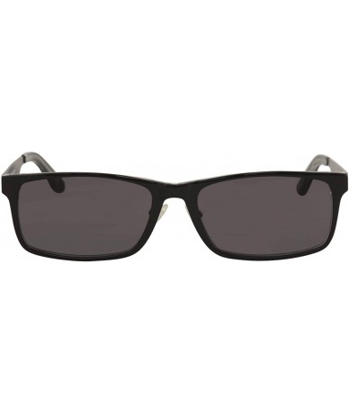 Rectangular Men's Rod FH00191 FH/00191 Black Rectangle Sunglasses 59mm - CX18XSNZNKH $49.75