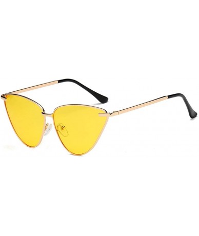 Rimless Sunglasses Vintage Protection Glasses Eyewear - D - C718QOAY65Q $12.68