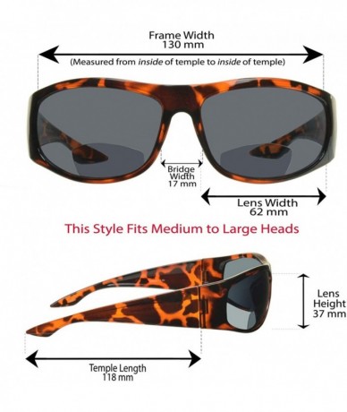 Rectangular Bifocal Sun Reader Sunglasses for Men and Women. Sporty Wraparound Full Frame with Nearly Invisible Reading Line ...