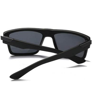 Aviator Classic Polarized Men/Women Driving Sun Glasses Male Goggles UV400 - C2 GREY BLACK - CJ18M3NWXZR $50.11