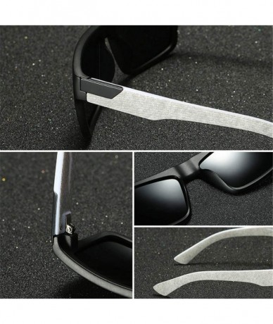 Aviator Classic Polarized Men/Women Driving Sun Glasses Male Goggles UV400 - C2 GREY BLACK - CJ18M3NWXZR $50.11