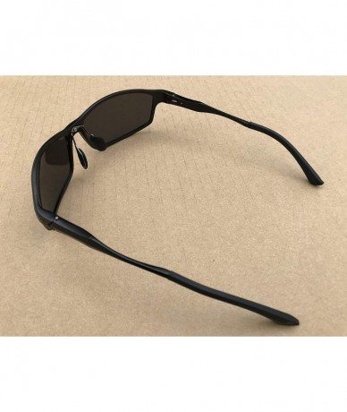 Sport Men's Sports Fashion Driving Polarized Sunglasses for Men UV Protection Al-Mg Metal Frame - CB18M3XOI0S $22.01