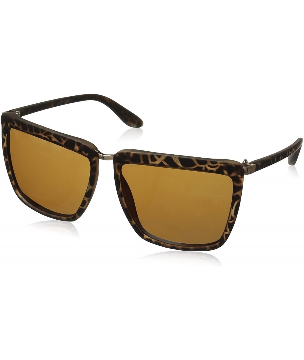 Rectangular Women's Shady Rectangular Sunglasses - Matte Tortoise - CV12N2SWC9S $32.45