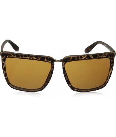 Rectangular Women's Shady Rectangular Sunglasses - Matte Tortoise - CV12N2SWC9S $32.45