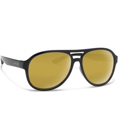 Sport Alan Sunglasses - Black / Gold Mirror - C418R2EYKDG $39.19