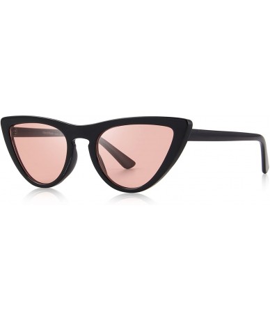 Cat Eye Women Cat Eye Sunglasses Brand Designer Sunglasses S6319 - Black&pink - CB18984RGSG $21.13