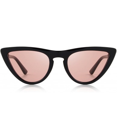 Cat Eye Women Cat Eye Sunglasses Brand Designer Sunglasses S6319 - Black&pink - CB18984RGSG $21.13