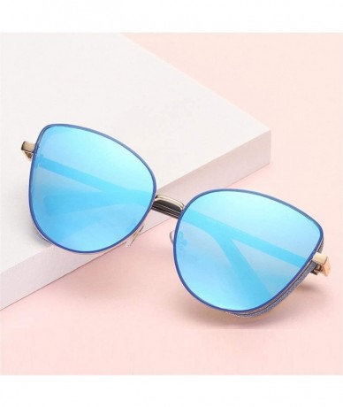 Cat Eye Classic Cat Eye Sunglasses Women Retro Sun Glasses Shades Female Luxury Designer UV400 Sunglass - Black Gray - CN198G...