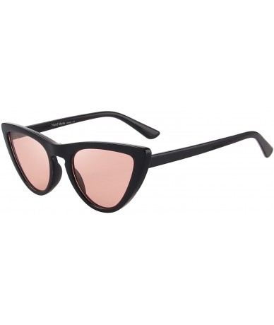 Cat Eye Women Cat Eye Sunglasses Brand Designer Sunglasses S6319 - Black&pink - CB18984RGSG $21.13