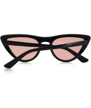 Cat Eye Women Cat Eye Sunglasses Brand Designer Sunglasses S6319 - Black&pink - CB18984RGSG $21.13