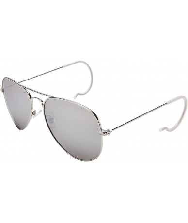 Oversized Flat Top XL Aviator Sunglasses for Men Women Pilot Sunglass Top Gun 5151 - C618M9N07ES $19.67