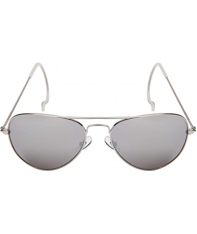 Oversized Flat Top XL Aviator Sunglasses for Men Women Pilot Sunglass Top Gun 5151 - C618M9N07ES $19.67